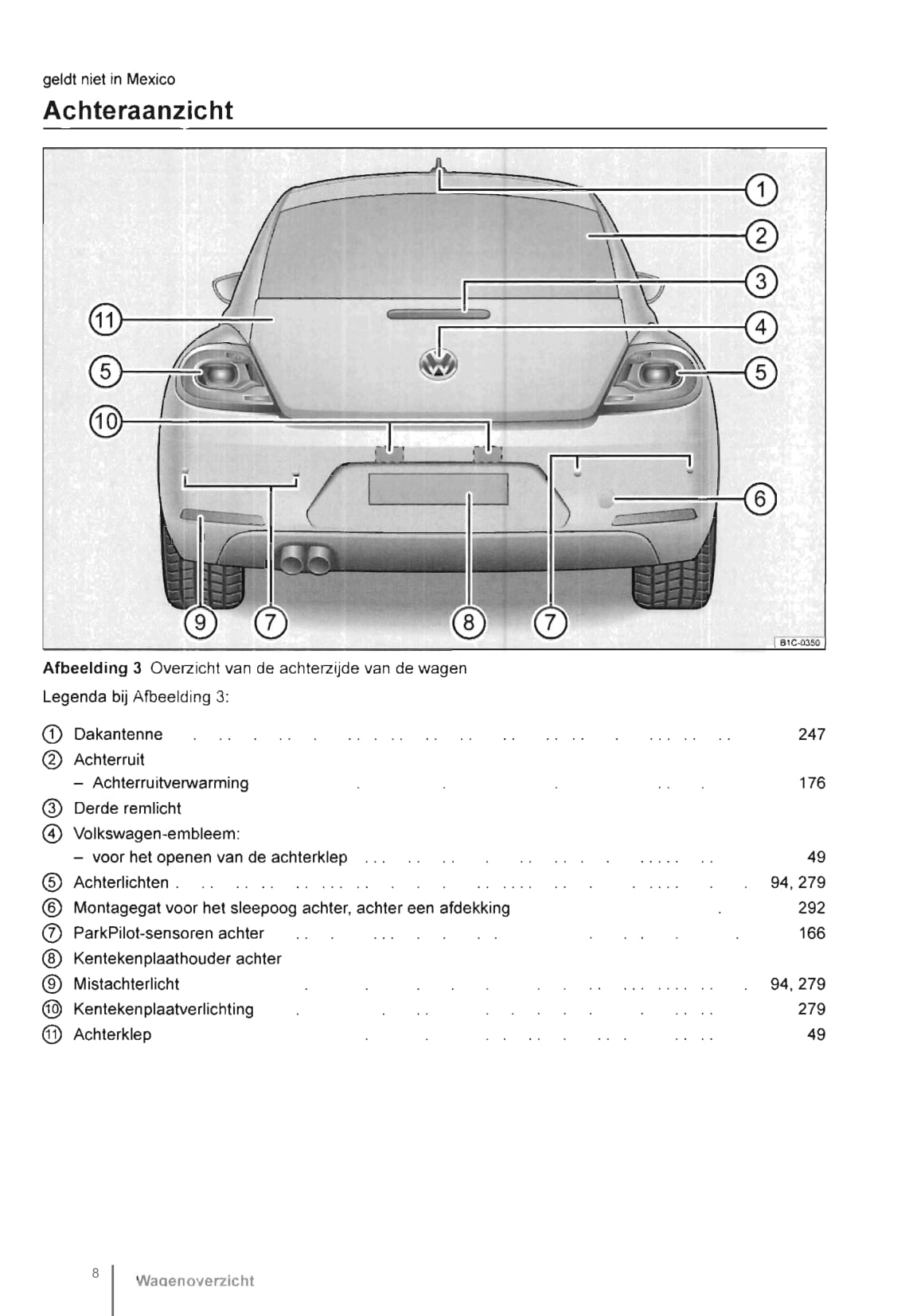 2011-2016 Volkswagen Beetle Bedienungsanleitung | Niederländisch