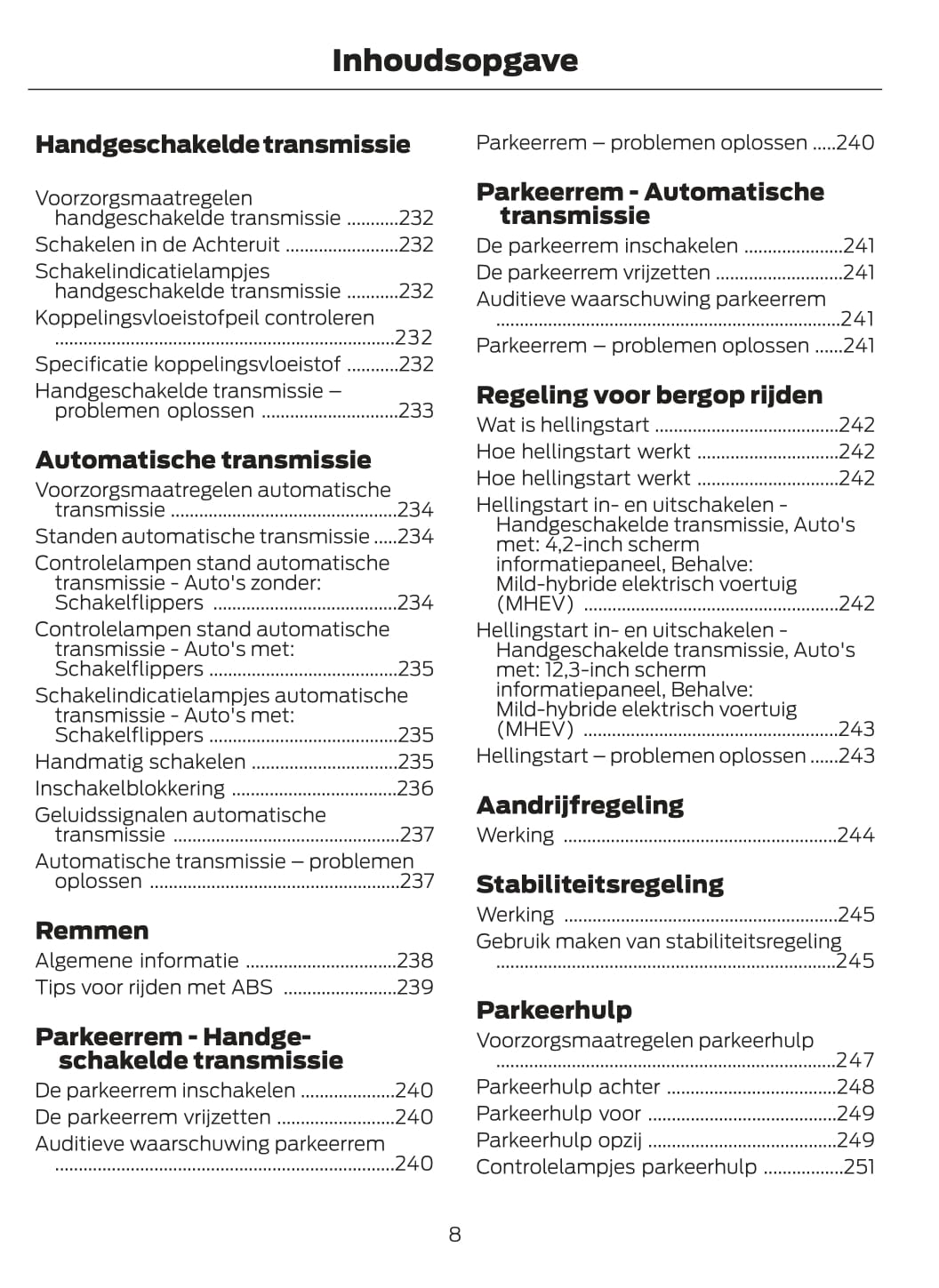 2020-2021 Ford Puma Bedienungsanleitung | Niederländisch