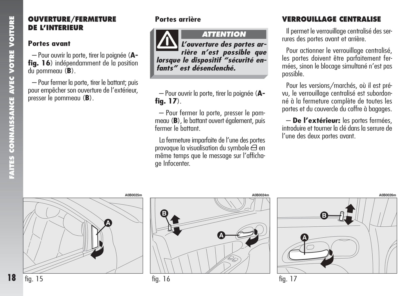 2004-2007 Alfa Romeo 156 GTA Owner's Manual | French