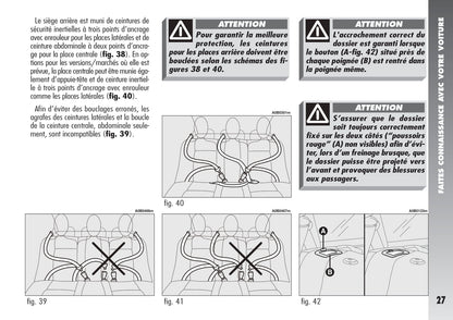 2004-2007 Alfa Romeo 156 GTA Owner's Manual | French