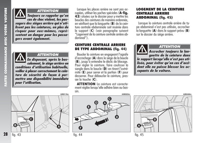 2004-2007 Alfa Romeo 156 GTA Owner's Manual | French