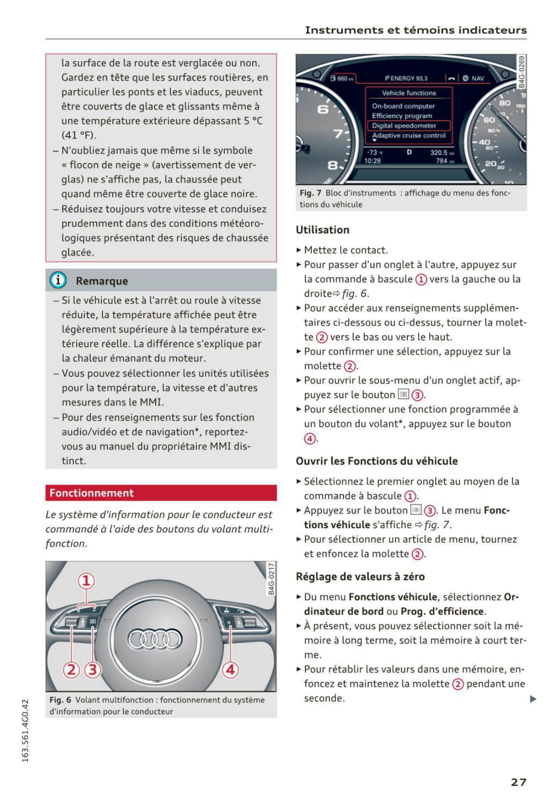 2014-2016 Audi A6/S6 Owner's Manual | French