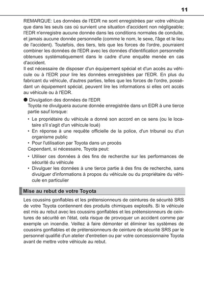 2017 Toyota Corolla iM Bedienungsanleitung | Französisch