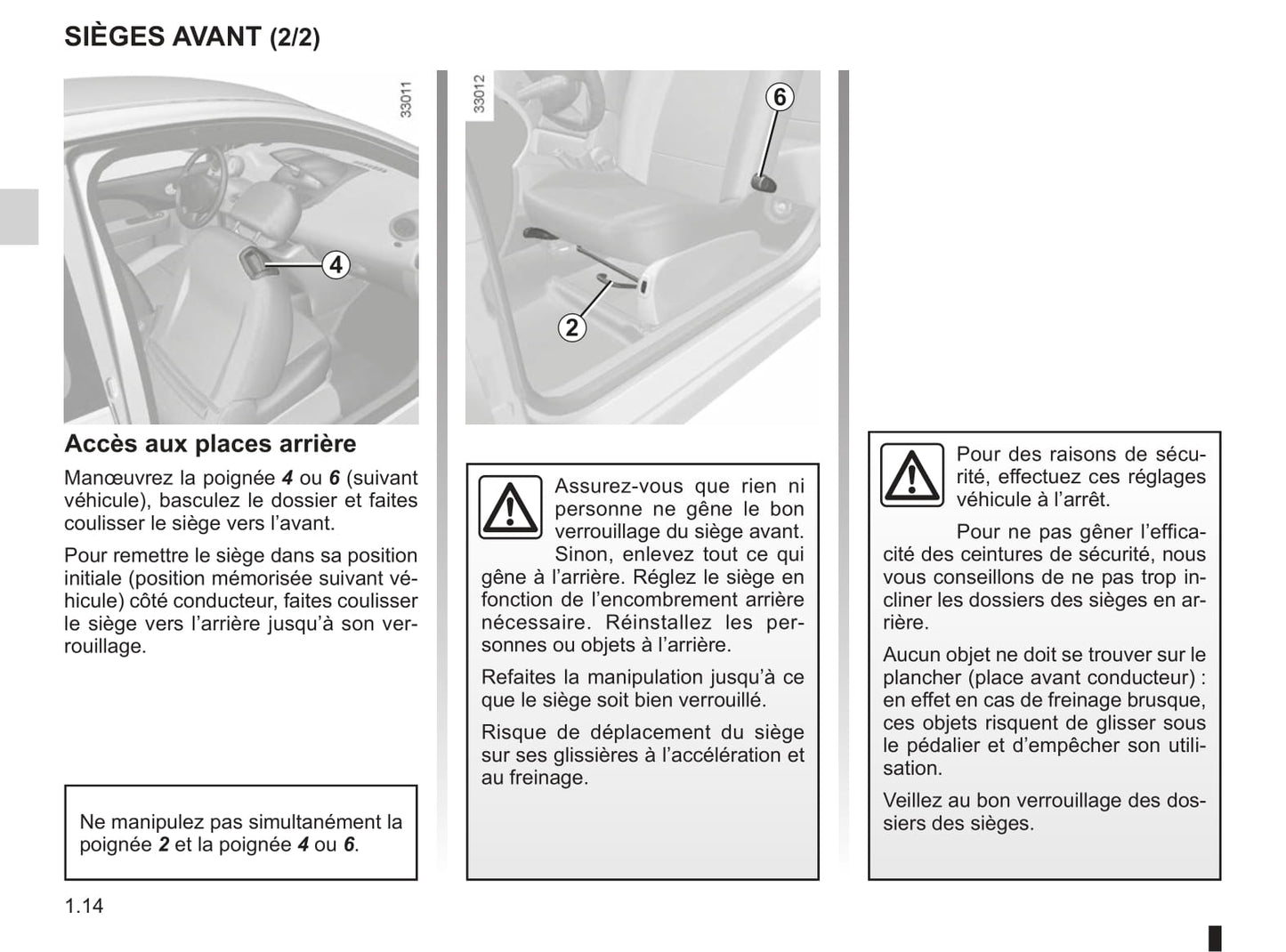 2013-2014 Renault Twingo Owner's Manual | French