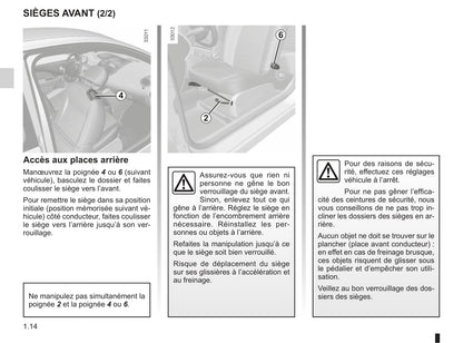 2013-2014 Renault Twingo Owner's Manual | French