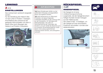 2015-2017 Lancia Ypsilon Owner's Manual | German