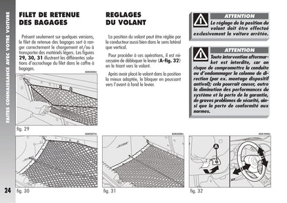 2007-2010 Alfa Romeo 147 Owner's Manual | French