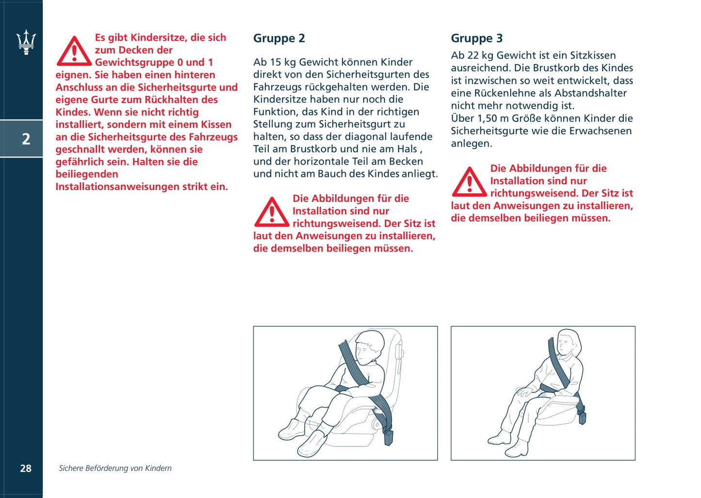 2002-2007 Maserati Coupé Owner's Manual | German