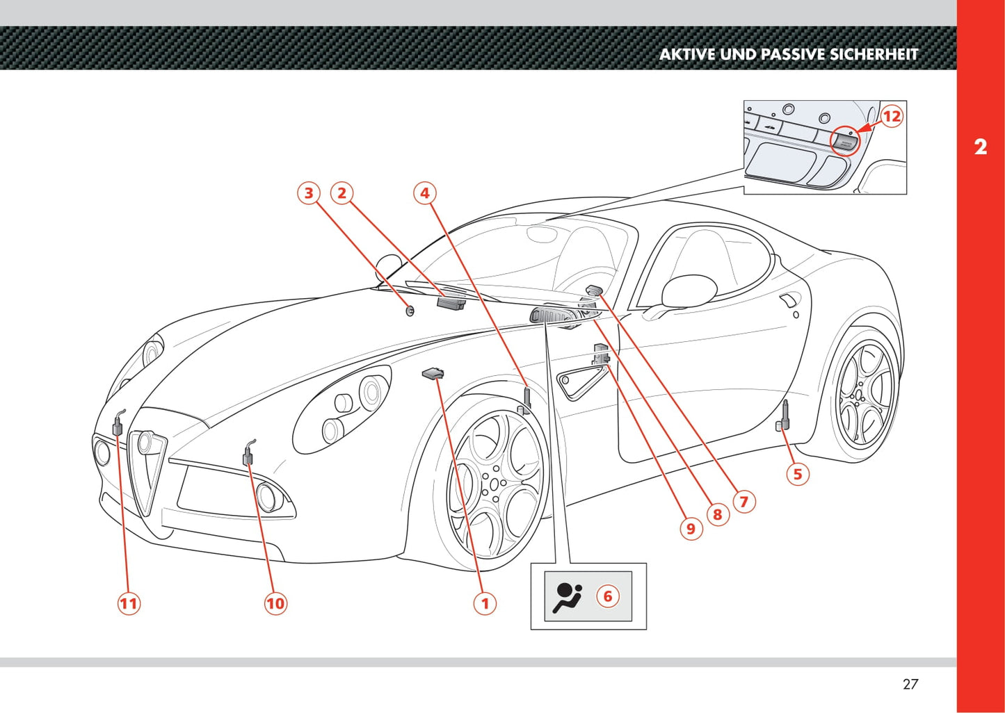 2008 Alfa Romeo 8C Competizione Owner's Manual | German