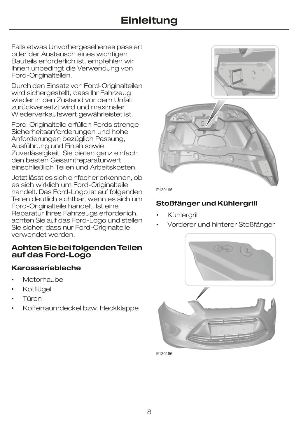 2010 Ford C-Max Bedienungsanleitung | Deutsch