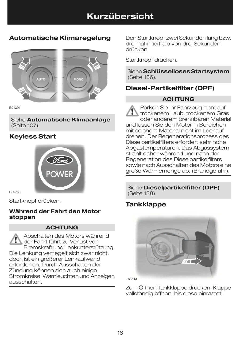 2010 Ford C-Max Bedienungsanleitung | Deutsch