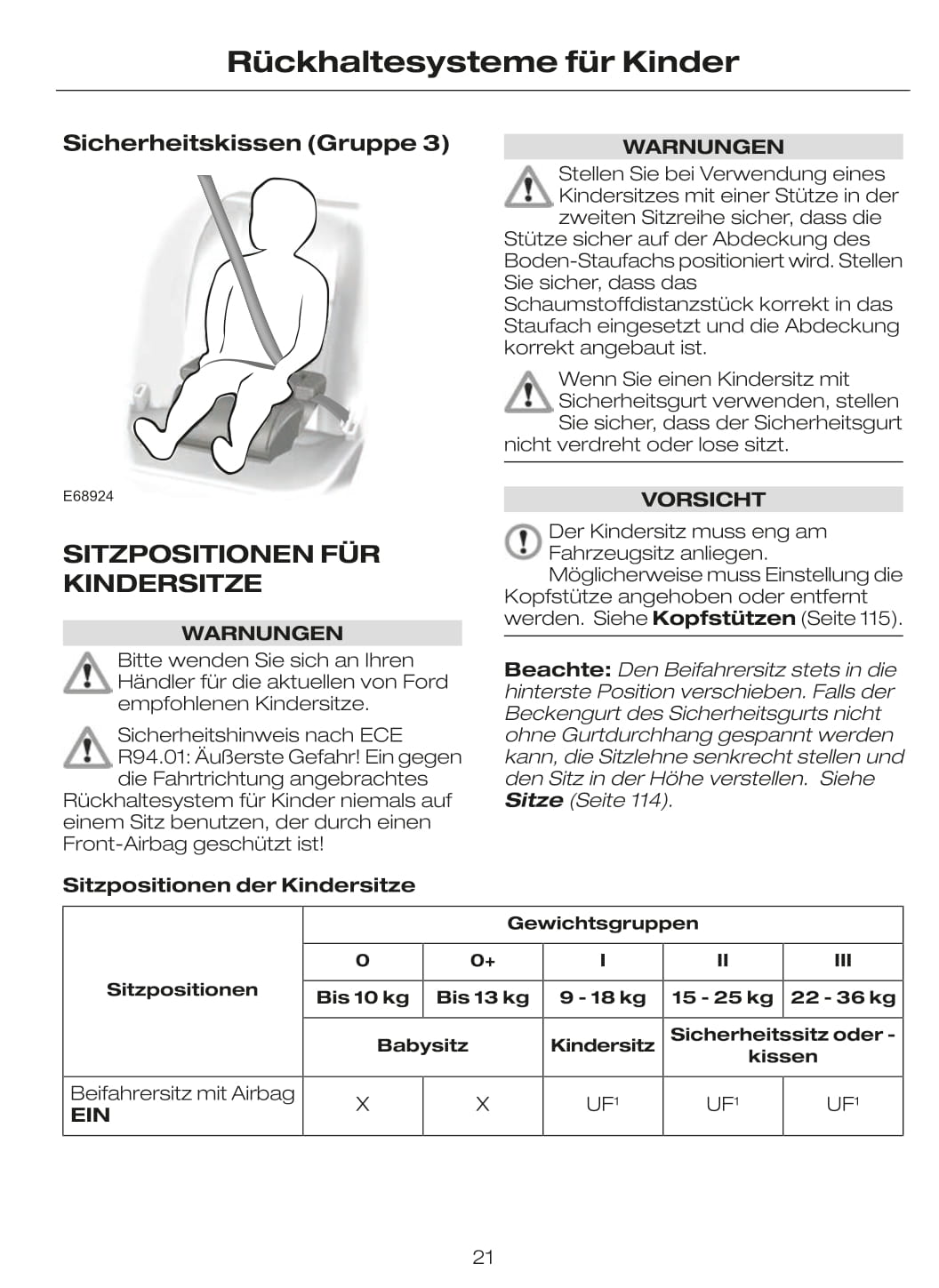 2010 Ford C-Max Bedienungsanleitung | Deutsch