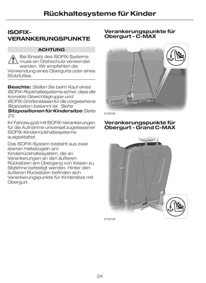 2010 Ford C-Max Bedienungsanleitung | Deutsch