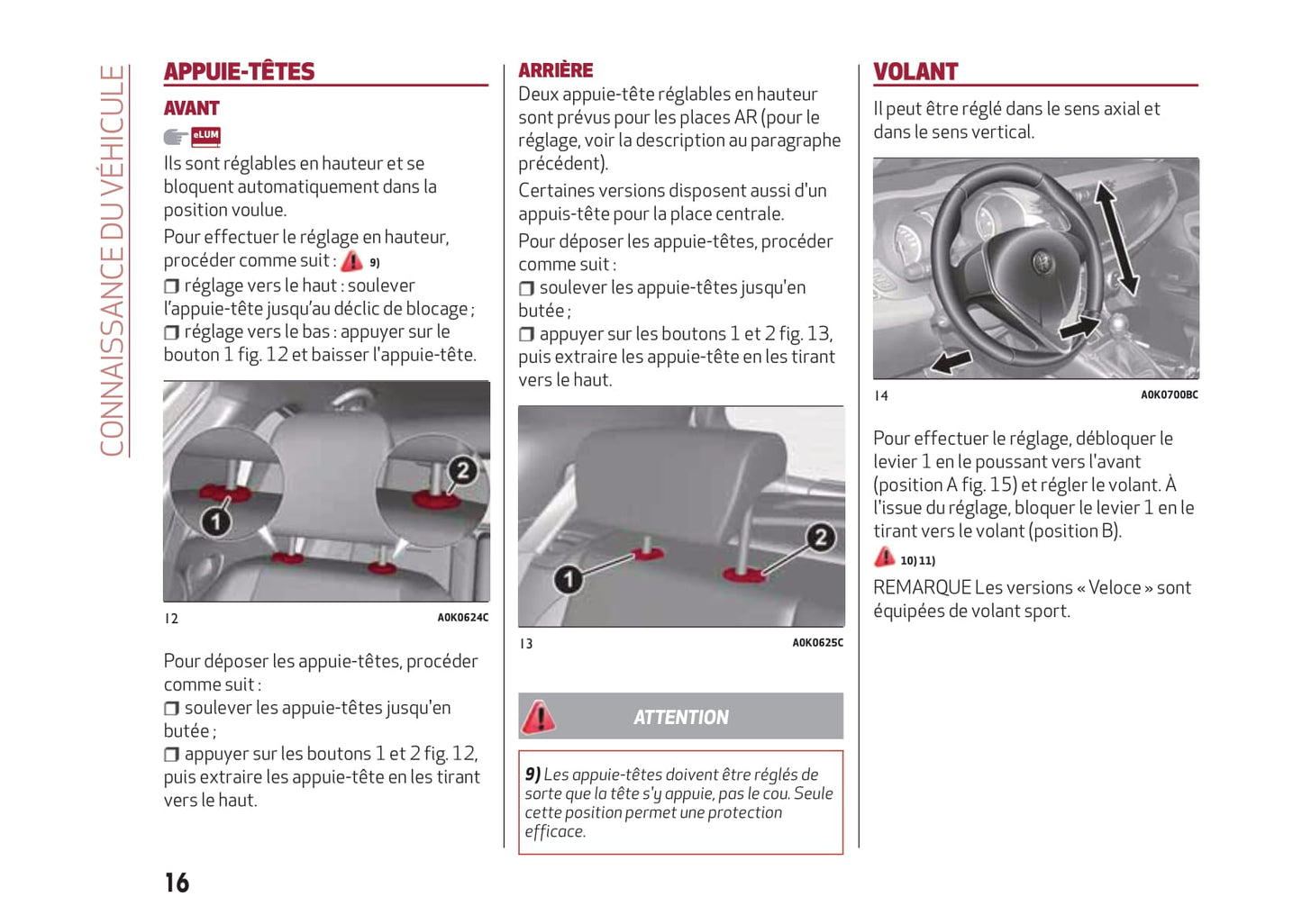 2016-2023 Alfa Romeo Giulietta Owner's Manual | French