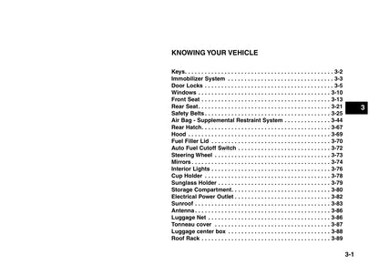 2005-2006 Kia Sorento Bedienungsanleitung | Englisch