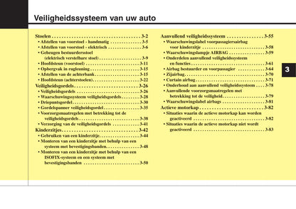 2016-2017 Kia Sorento Owner's Manual | Dutch
