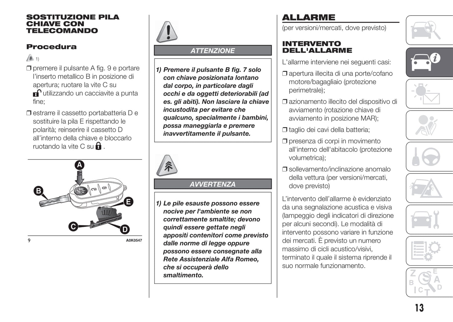 2010-2014 Alfa Romeo Giulietta Bedienungsanleitung | Italienisch