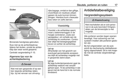 2021 Opel Mokka/Mokka-e Owner's Manual | Dutch