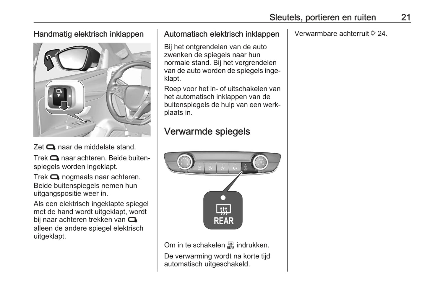 2021 Opel Mokka/Mokka-e Bedienungsanleitung | Niederländisch