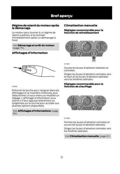 2011-2012 Ford Fusion Bedienungsanleitung | Französisch