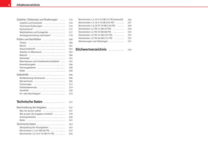 2005-2006 Seat Ibiza Owner's Manual | German