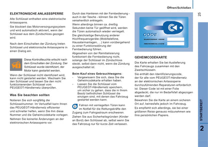 2013-2014 Peugeot Boxer Owner's Manual | German