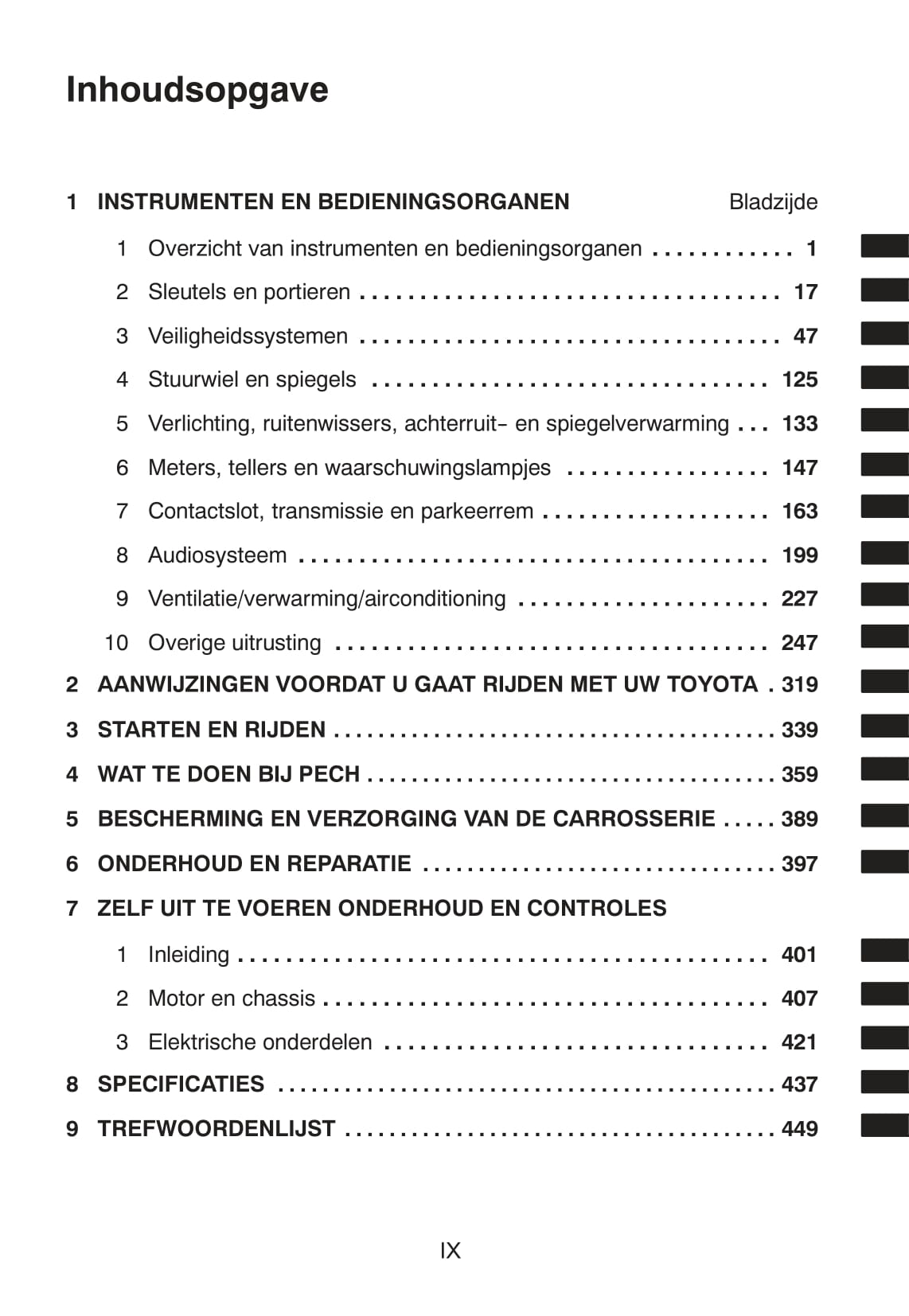 2008-2009 Toyota Land Cruiser 120 Owner's Manual | Dutch