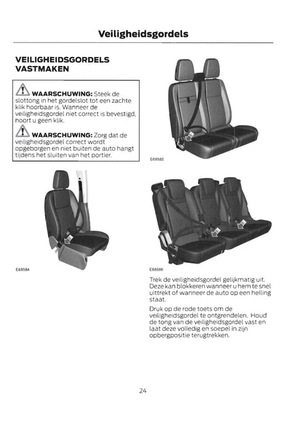 2020 Ford Transit Custom Owner's Manual | Dutch