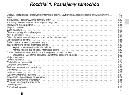 2019-2020 Renault Kangoo Bedienungsanleitung | Polnisch