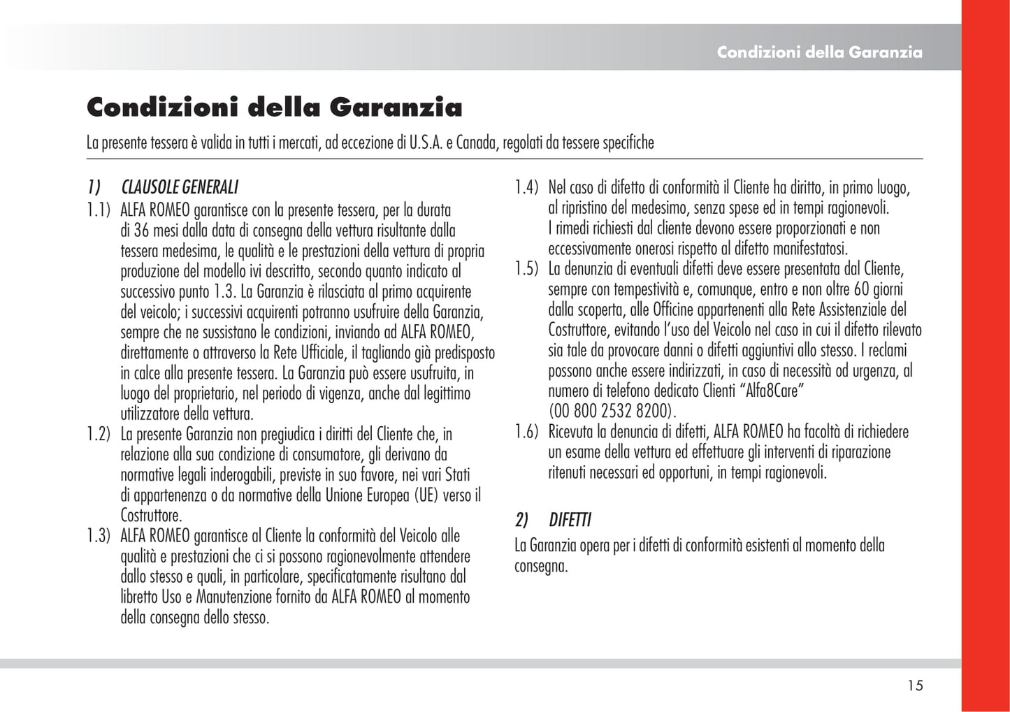 Alfa Romeo 8C Spider Garantia Y Servicios 2010