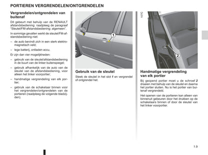 2008-2009 Renault Modus/Grand Modus Bedienungsanleitung | Niederländisch