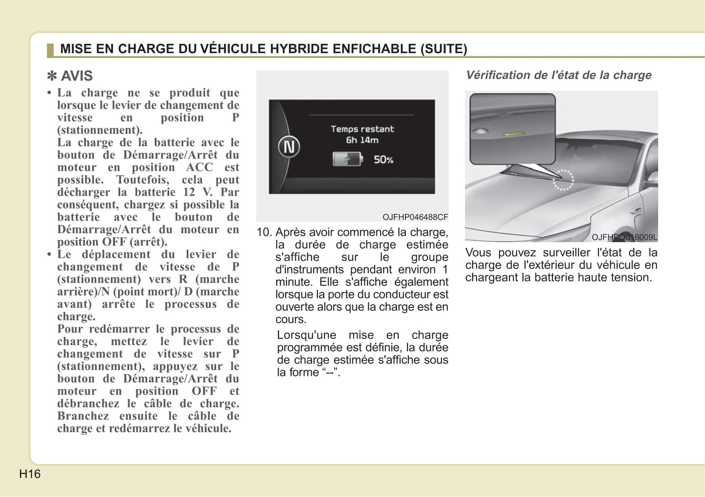 2018 Kia Optima Hybrid Owner's Manual | French