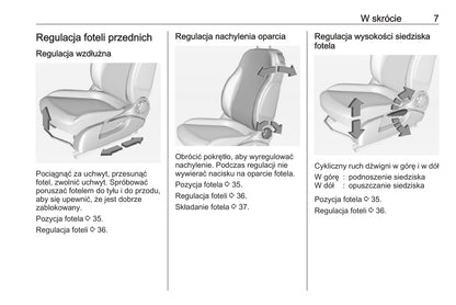 2019 Opel Adam Owner's Manual | Polish