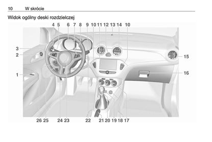 2019 Opel Adam Owner's Manual | Polish