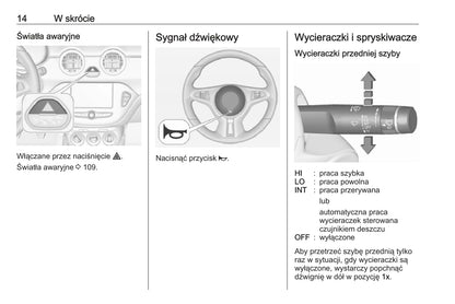 2019 Opel Adam Owner's Manual | Polish