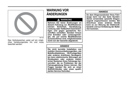 2020-2021 Suzuki Vitara Owner's Manual | German