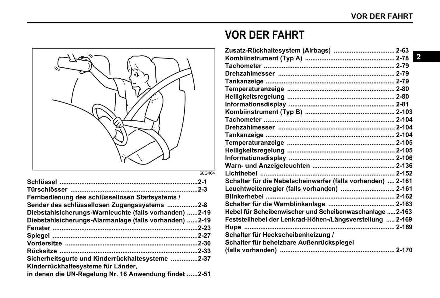 2020-2021 Suzuki Vitara Bedienungsanleitung | Deutsch