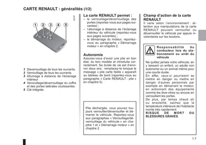 2018-2019 Renault Trafic Bedienungsanleitung | Französisch