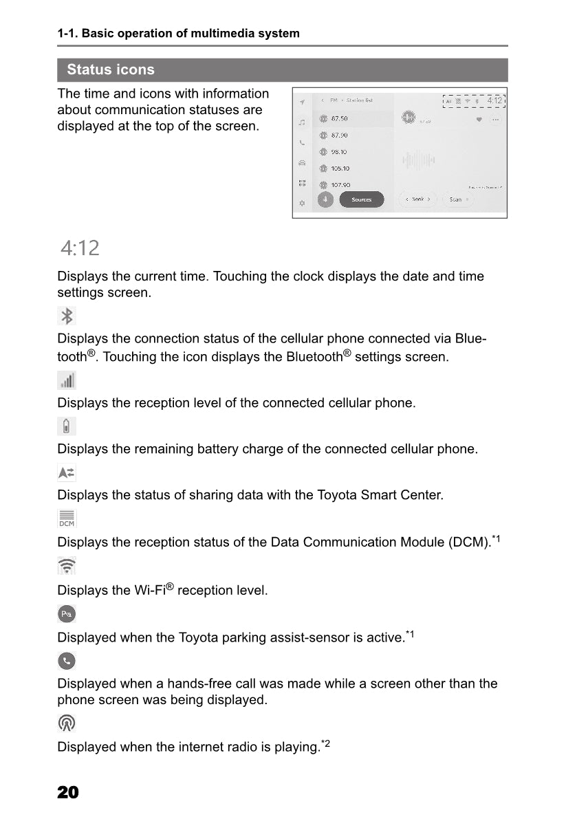 Toyota bZ4X Multimedia Bedienungsanleitung 2022 - 2023