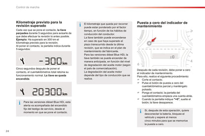 2016-2017 Citroën C-Elysée Owner's Manual | Spanish