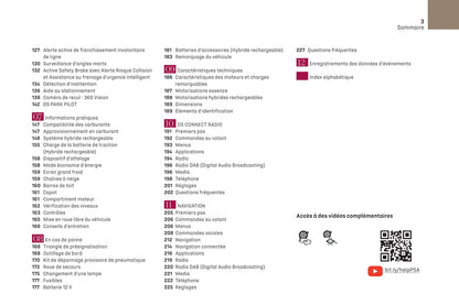 2021-2023 DS Autmobiles DS 9 Bedienungsanleitung | Französisch