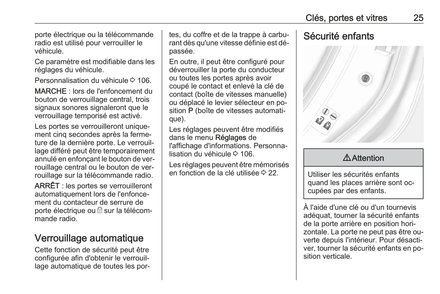 2016 Opel Mokka Owner's Manual | French