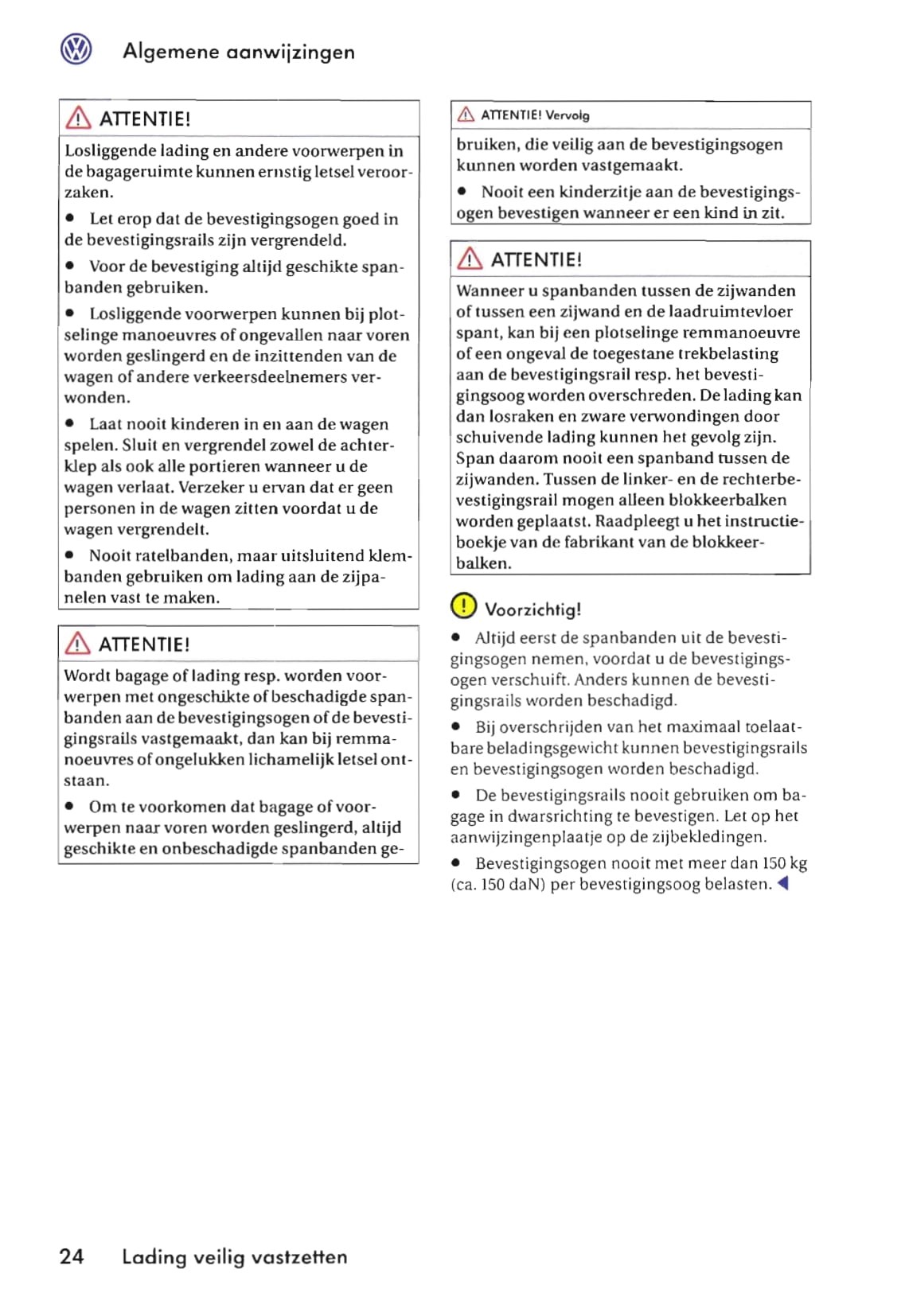 2009-2016 Volkswagen Caravelle/Multivan/Transporter Owner's Manual | Dutch