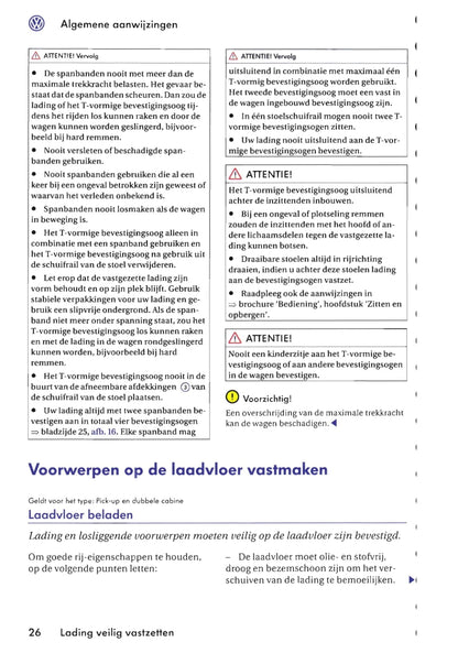 2009-2016 Volkswagen Caravelle/Multivan/Transporter Owner's Manual | Dutch