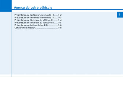 2018-2019 Hyundai Tucson Bedienungsanleitung | Französisch