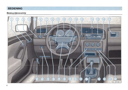 1991-1997 Volkswagen Golf Bedienungsanleitung | Niederländisch