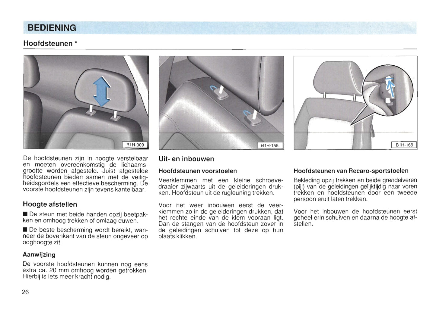 1991-1997 Volkswagen Golf Bedienungsanleitung | Niederländisch