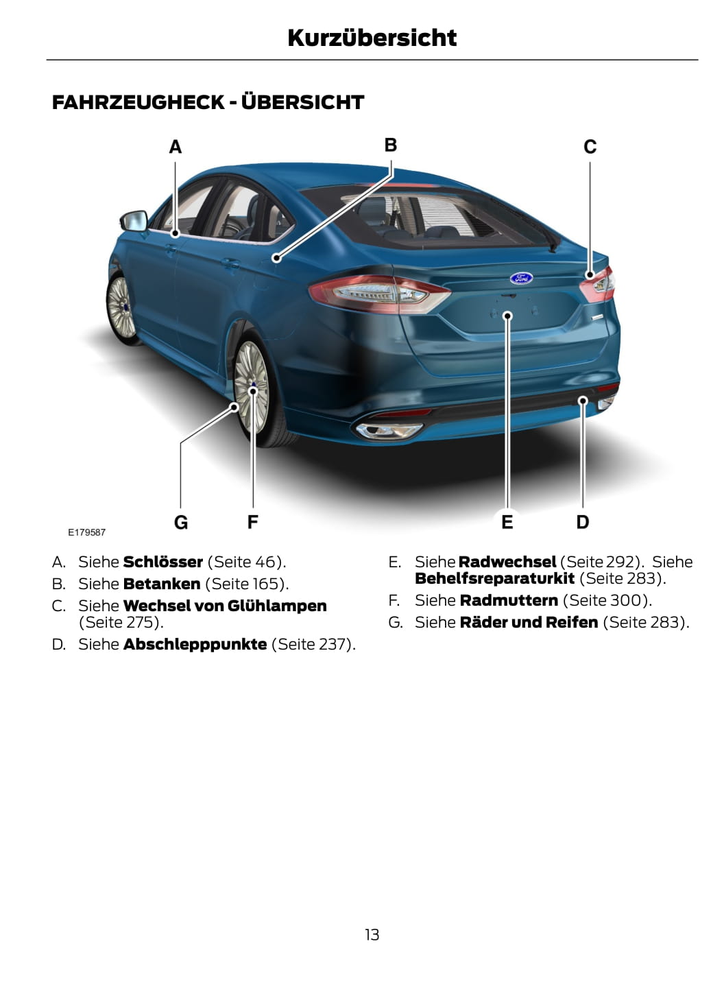 2014-2015 Ford Mondeo Bedienungsanleitung | Deutsch