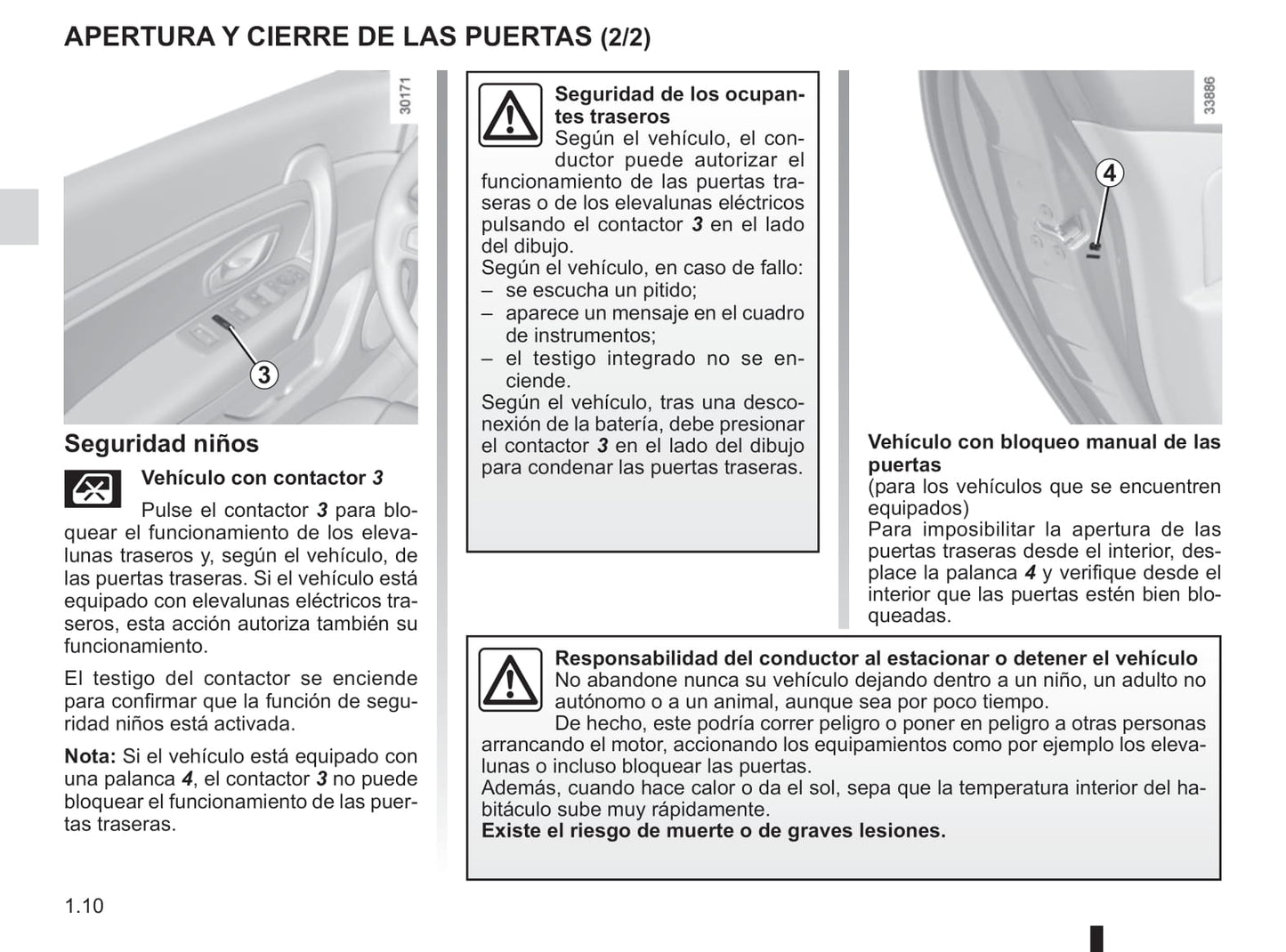 2014-2015 Renault Latitude Owner's Manual | Spanish