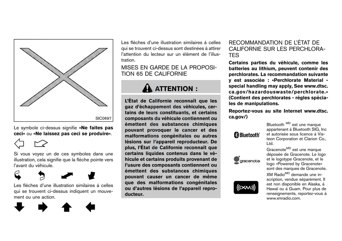 2012 Nissan Murano Owner's Manual | French